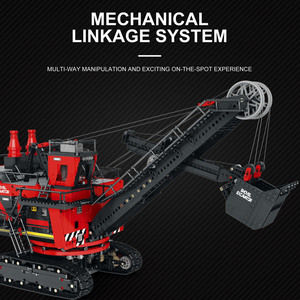 Zhenzhuan 22014 Electric Shovel Excavator <b>Building</b> <b>Blocks</b> Remote Control Toy For Boys 2968 Pieces - Product Image 4
