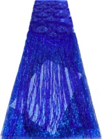 Tissu en dentelle florale brodée rose clair 100% polyester Accessoires vestimentaires élégants et luxueux