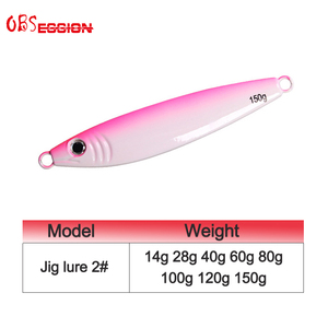 <span class=keywords><strong>OBSESSION</strong></span> J2-SEÑUELOS DE sardina en forma de Micro serpiente, cebo de Metal para agua salada, de caída lenta, para pesca Jigging, de sardina, venta al por mayor - Product Image 3