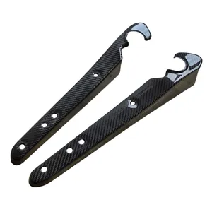 Support de clignotant pour garde-boue arrière de moto en fibre de carbone pour Harley Sportsters Iron XL 883 <span class=keywords><strong>1200</strong></span> 48 72 2004-2020 - Product Image 3