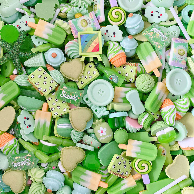 Resin Lucky Bag Diy Accessory Kit, Cream Glue Phone Case Making Diy Craft Material Pack