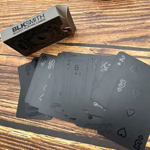 Cartes à jouer en plastique PVC avec Logo personnalisé, jeu de cartes de Poker