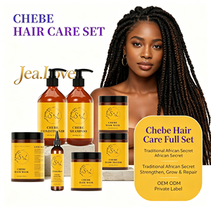 Set de Cuidado Capilar Chebe: Champú, Acondicionador, Crema de Tratamiento Profundo, Aceite y Mantequilla <span class=keywords><strong>para</strong></span> Reparar <span class=keywords><strong>el</strong></span> <span class=keywords><strong>Cabello</strong></span> Seco y Dañado, OEM, ODM, Marca Privada, Venta al Por Mayor - Product Image 1