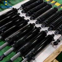 Cilindro Hidráulico de Doble Acción KaiXin, Varilla de Pistón de Acero Aleado Cromado Duro, Carrera Máxima de 3000 mm, Fabricación Personalizada