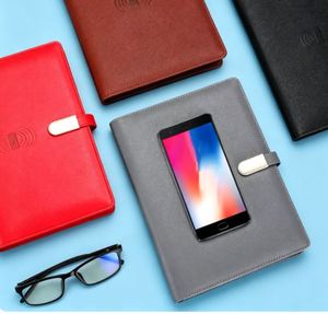 Promotion Hot Selling Custom Led Light Logo A5 Size 8000Mah Wireless Power Bank <b>Diary</b> <b>Notebook</b> With Usb - Product Image 3
