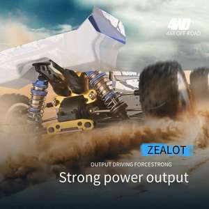 Wltoys <span class=keywords><strong>124017</strong></span> 2,4G Coche de control remoto totalmente metálico para adultos 4WD Eléctrico 75 km/h Motor sin escobillas de deriva de alta velocidad USB Wi-Fi Expert - Product Image 4