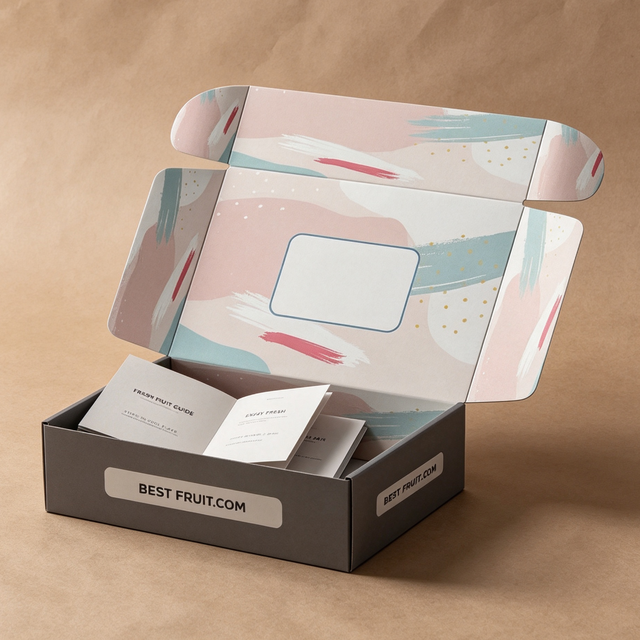 Custom Printed Luxury Gift Packaging Corrugated Cardboard Box