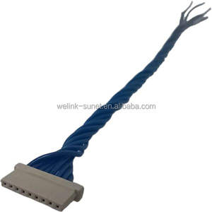 HRS 오리지널 1.25mm 피치 DF14-10S-1.25C + DF14-2638SCFA + Linksinet UL1571-26AWG 고객용 맞춤형 배선 하네스 - Product Image 6