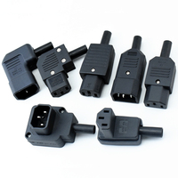 Câble d'alimentation AC C13/C14, prise combinée et paire de fiches pour connecteur de prise