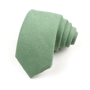New Solid Color Velvet <strong>Ties</strong> for Men 100%Cotton Handmade High Quality Necktie <strong>Pink</strong> <strong>Green</strong> 7cm Skinny Slim <strong>Ties</strong> Accessory - Product Image 5