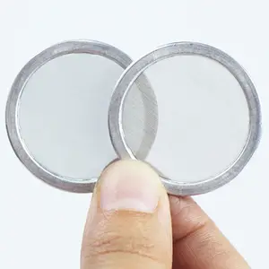 Aluminium edge 30 40 50 60 80 100 200 micron stainless steel 24 mm wire mesh disk filter