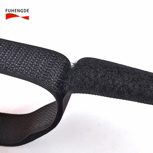 Manufacturer Wholesale Nylon Hook <strong>Loop</strong> Tape Custom Wide Strong Grab Black White for Shoes Clothing Sewing <strong>Fasteners</strong> - Product Image 3
