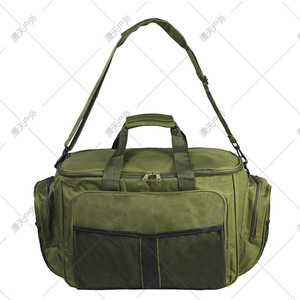 Sac à bandoulière de pêche grande capacité en tissu Oxford imperméable pour rangement d'accessoires de pêche en plein air unisexe multi-usage - Product Image 1