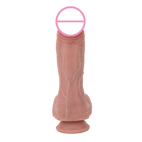 Control remoto de silicona, consolador grande y realista con fuerte ventosa vibradora para mujeres, juguete sexual, consolador de empuje, juguetes sexuales