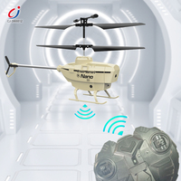Hélicoptère RC militaire Chengji 2,5 canaux, vol simulé, design cool, jouet avion télécommandé avec évitement d'obstacles