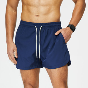 Men's Professional Marathon Running <b>Pants</b> Quick-Drying Sports Track Field Shorts <b>Lined</b> Anti-Exposure Fitness Sports Solid - Product Image 2