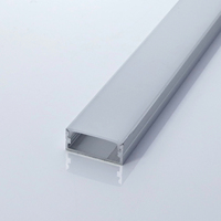 Plafond LED éclairage profilé en alliage d'aluminium boîtier d'extrusion série 6000 montage en surface profilé de lumière de bande de LED flexion