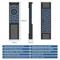 Télécommande sans fil SYTA Air Mouse M3 MX3 avec clavier rétroéclairé pour mini PC, Smart TV et décodeur, projecteur