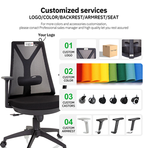 Chaise de <span class=keywords><strong>bureau</strong></span> respirante avec support lombaire pour la vente en gros – Silla De Oficina De Malla, Chaise De <span class=keywords><strong>Bureau</strong></span>, Cadeira Giratória De Escritorio - Product Image 3