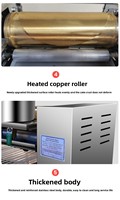Machine automatique à crêpes / Machine à rouleaux d'œufs croustillants à haute capacité Machine à produire des couches de gâteaux