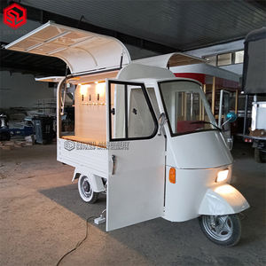 Carrito eléctrico personalizado Ape 50, carrito expendedor de jugo, triciclo, camión de comida, café, con cocina completa - Product Image 3