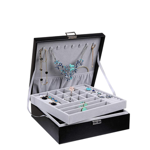 Costume Cardboard <strong>Jewelry</strong> <strong>Box</strong> Belvet Mirror Black <strong>Ceramic</strong> Foam Inserts Gift Luxury Inserts Leatherette <strong>Jewelry</strong> <strong>Box</strong> - Product Image 5