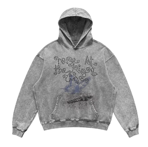 <span class=keywords><strong>Felpa</strong></span> <span class=keywords><strong>con</strong></span> Cappuccio Oversize Casual in Cotone 100% da 420g, <span class=keywords><strong>con</strong></span> Grafica a <span class=keywords><strong>Farfalla</strong></span>, Eco-Friendly, Traspirante, Vestibilità Ampia Vintage, per Ragazzi - Product Image 3