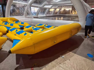 Bateau banane gonflable de luxe de grande taille pour usage commercial, jouet aquatique amusant pour les vacances à la <span class=keywords><strong>plage</strong></span>, le surf, les fêtes de groupe et le divertissement - Product Image 4