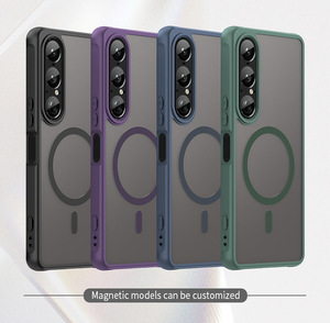 Per <span class=keywords><strong>Sony</strong></span> <span class=keywords><strong>Xperia</strong></span> 1 VII custodia per telefono traslucido opaco posteriore e TPU lato custodia antiurto - Product Image 6