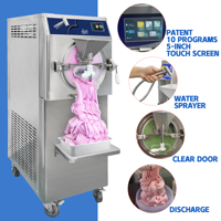 USA op voorraad 40L Tank Italiaanse harde ijsmachine fabrieks prijs Maquina De Helado Duro Batch Freezer Gelato Maker