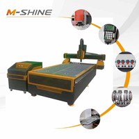 Máquina CNC para Trabajar Madera Jinan M-shine Industrial 1325, Router CNC de Corte y Grabado de 1300*2500mm para Madera