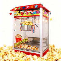 Machine à popcorn commerciale en acier inoxydable YYHB, 10 L/min, 1400W, taux d'inflation de 98%, chauffage 3D, avec garantie 1 an pour les cinémas