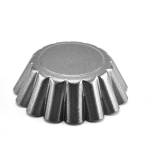 Nouveauté 6.5 CM/2.5 pouces en acier au carbone <span class=keywords><strong>Mini</strong></span> moule à tarte antiadhésif tarte oeuf ananas moule casserole gâteau plateau de cuisson - Product Image 4