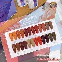 Vendeeni ensemble de vernis à ongles gel à bas quantité minimale de commande 6 pièces marque privée vernis à ongles uv logo personnalisé vernis à ongles permanent professionnel