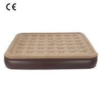 Matelas à air à remplissage rapide en mousse Queen avec pompe Lit portable moderne à bulles pour chambre à coucher ou mobilier d'extérieur