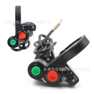 Interruptor de tres funciones para scooter Kg115, señal de giro, bocina, luz, encendido/apagado, terminal de soldadura de plástico para actualización y reacondicionamiento - Product Image 3