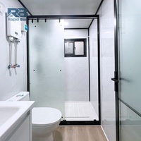 Casa Contenedor Prefabricada Expandible de Lujo Moderna para Jardín Trasero, Aislada y Móvil