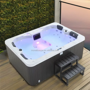 Fabricant OEM Monalisa <span class=keywords><strong>Spa</strong></span> - Bains à remous extérieurs personnalisables pour <span class=keywords><strong>4</strong></span> personnes en termes de taille, de configuration des jets et de panneau de commande selon les besoins du client - Product Image 2
