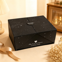 Scatola Regalo Rigida Premium a Doppia Porta con Cassetto, Logo Personalizzato, Stampa Personalizzata, Confezione Regalo