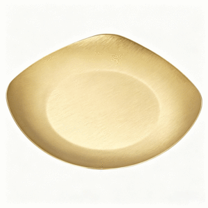 FLEY Assiette peu profonde irrégulière en acier inoxydable 304 de style coréen, moderne et minimaliste, pour restes et assaisonnements de barbecue - Product Image 4