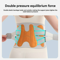 Ceinture de soutien lombaire et pelvien en néoprène noir réglable et confortable pour la articulation SI, avec fonction de protection