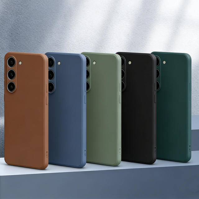 Custom-Fit for Samsung S26, S26 ultra 26 Plus S25, S24, Gummy Cover Liquid Silicone Phone Case Drop-Proof Protective Case