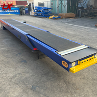 Convoyeur de chargement d'avions Lianxin, chargeur de bagages d'aéroport, quai mobile, équipement de manutention de fret, bande transporteuse PVK de 3,0 mm, vitesse de 10 à 60 m/min