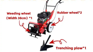 Micro tondeuse électrique et à essence rotative petits cultivateurs <span class=keywords><strong>scarificateur</strong></span> et motoculteur multifonction pour l'approvisionnement en vergers - Product Image 4