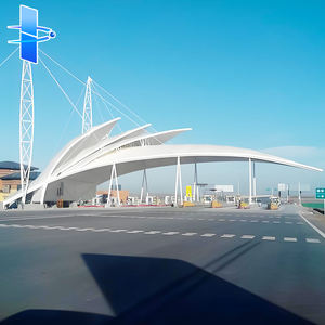 Estructura de Membrana Tensada Personalizada, <span class=keywords><strong>Arquitectura</strong></span> de Membrana, Estructura de Membrana de Acero Arquitectónica - Product Image 2