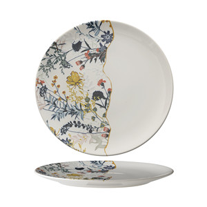 Plato para Cena M1934 Botanica Blanco Mod. Monaco 26 cm, Artículos para Restaurantes, Vajilla para Catering, Venta al por Mayor - Product Image 1