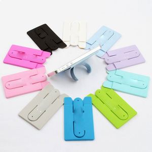 Cadeaux promotionnels personnalisés, nouveau produit, support de téléphone portable en silicone pour carte bancaire - Product Image 5