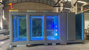 <span class=keywords><strong>Vente</strong></span> <span class=keywords><strong>d</strong></span>'usine : Aquarium portable personnalisé en conteneur transformé, <span class=keywords><strong>bassin</strong></span> à poissons, piscine mobile, certifié ISO/CE, avec filtre - Product Image 5