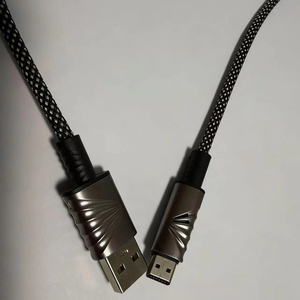 Câble <span class=keywords><strong>de</strong></span> charge rapide Micro USB tressé en nylon et aluminium pour téléphones <span class=keywords><strong>Galaxy</strong></span> <span class=keywords><strong>S</strong></span>, Android et tablettes – Connecteurs V8 et Type C - Product Image 1