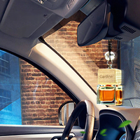 Pendentif diffuseur de parfum pour voiture, pendentif d'aromathérapie à l'huile essentielle pour voiture, désodorisant et parfum longue durée dans la voiture